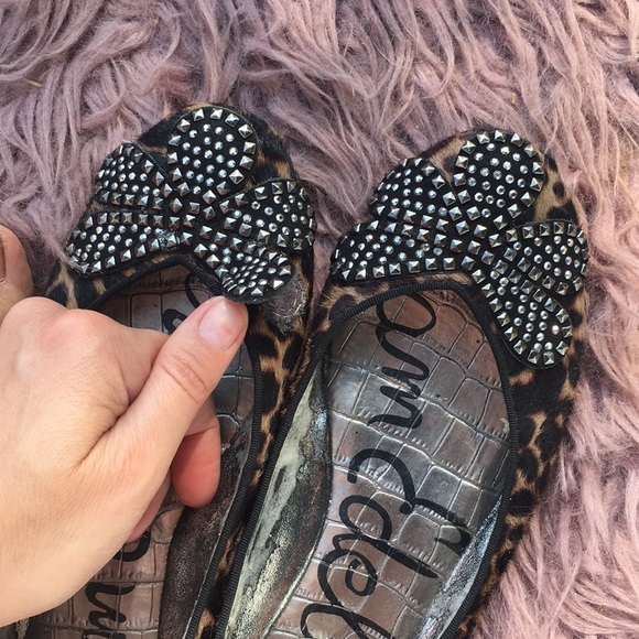 Sam Edelman Leopard Bow Flats - Picture 10 of 12